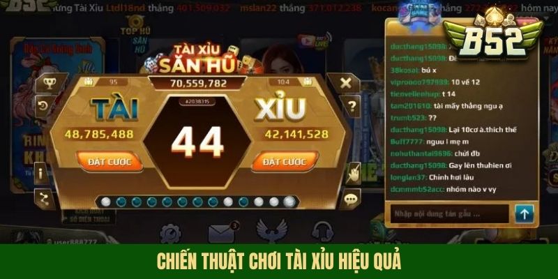 Chiến thuật chơi tài xỉu hiệu quả